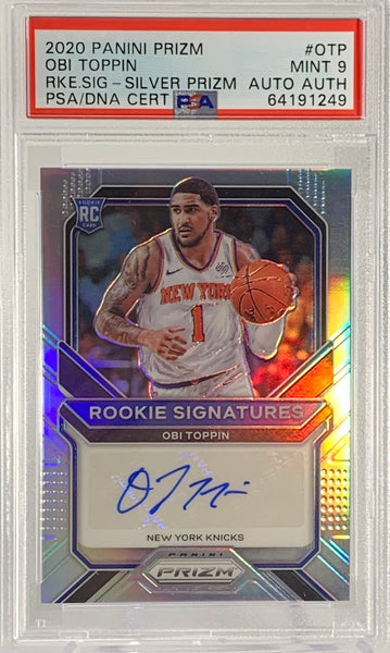 OBI TOPPIN PRIZM AUTO deals rookie